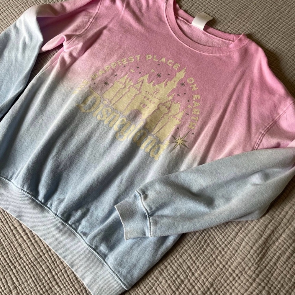 Pink and Blue Disneyland Sweatshirt